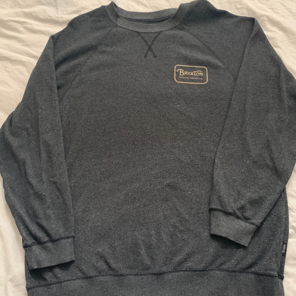 Dark Heather Gray Brixton Sweater XXL